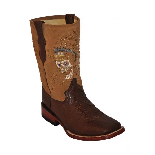 Ferrini Ladies 82993-10 Brown "Warrior" Genuine Cowhide Boots